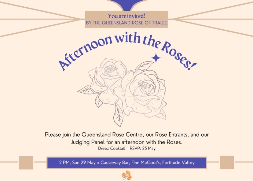 Cocktail Party Invitation @ Queensland Rose of Tralee 2022