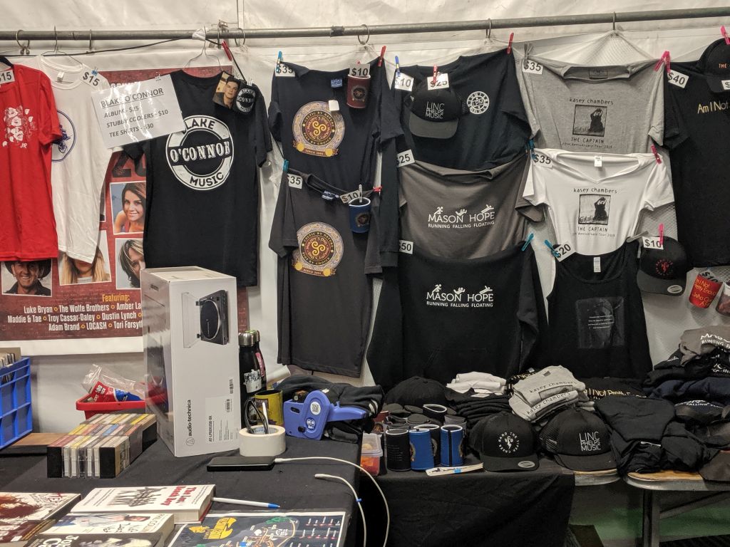 Our merchandise in good standing @ Gympie Muster 2019