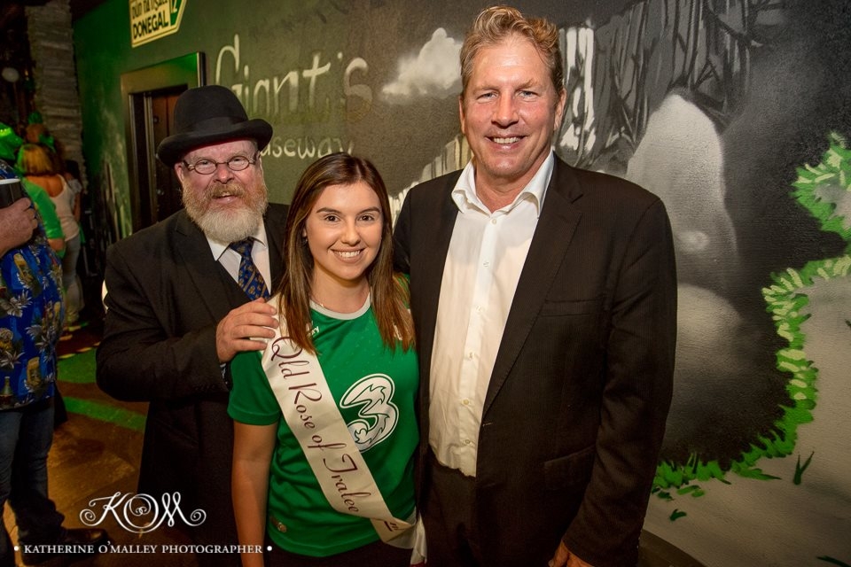 John, Vinnie and our Rose of Tralee entrant, Niamh @ Finn McCools 2019