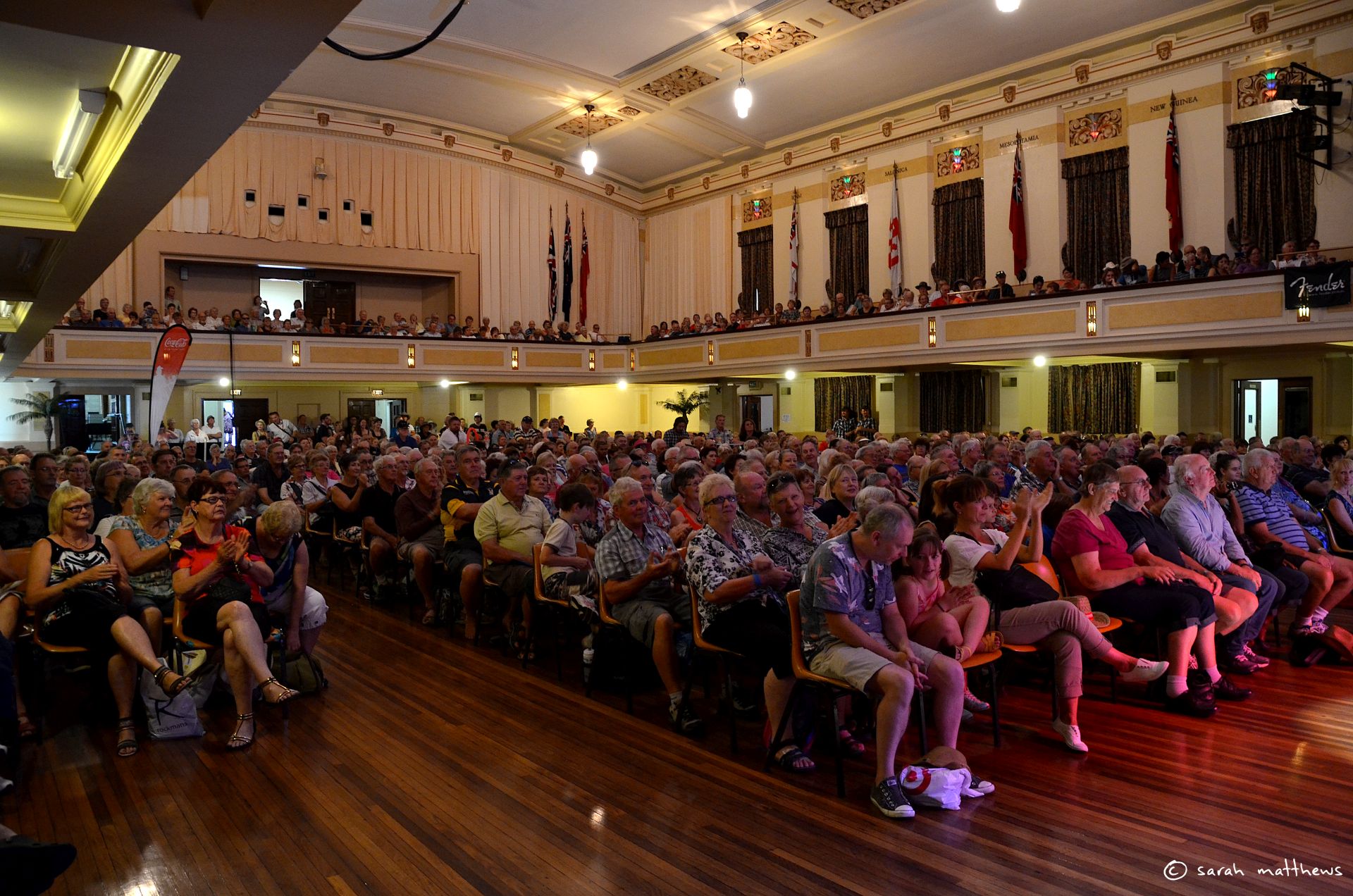 Capacity audience.  They thought they were seeing another band @ Tamworth Townhall 2016